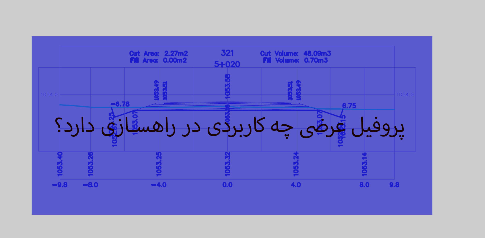 پروفیل عرضی چه کاربردی در راهسازی دارد؟