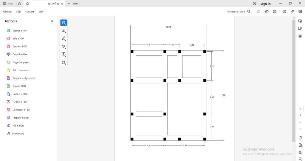 تبدیل فایل pdf به اتوکد