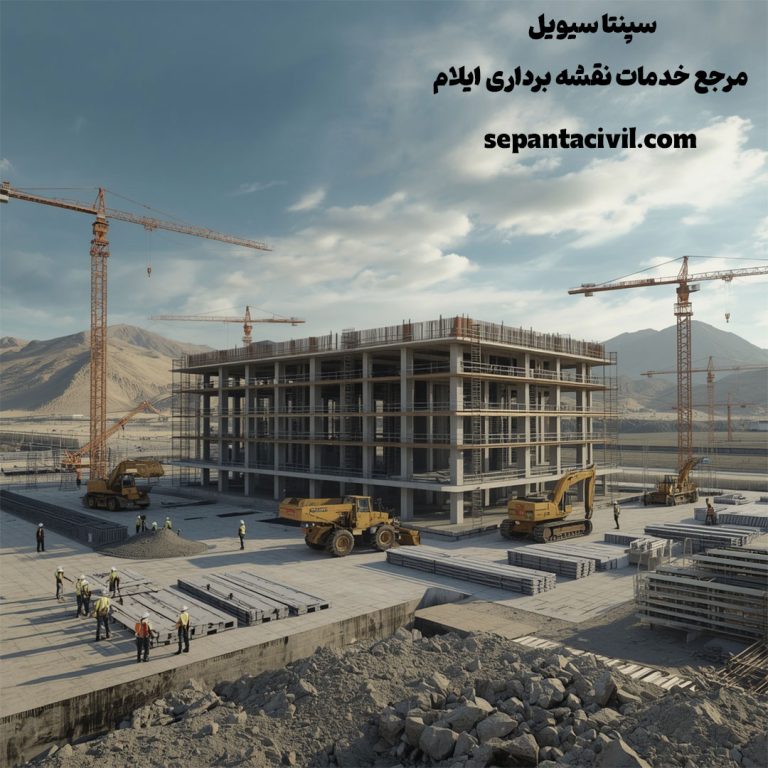 خدمات نقشه برداری و یو تی ام در ایلام